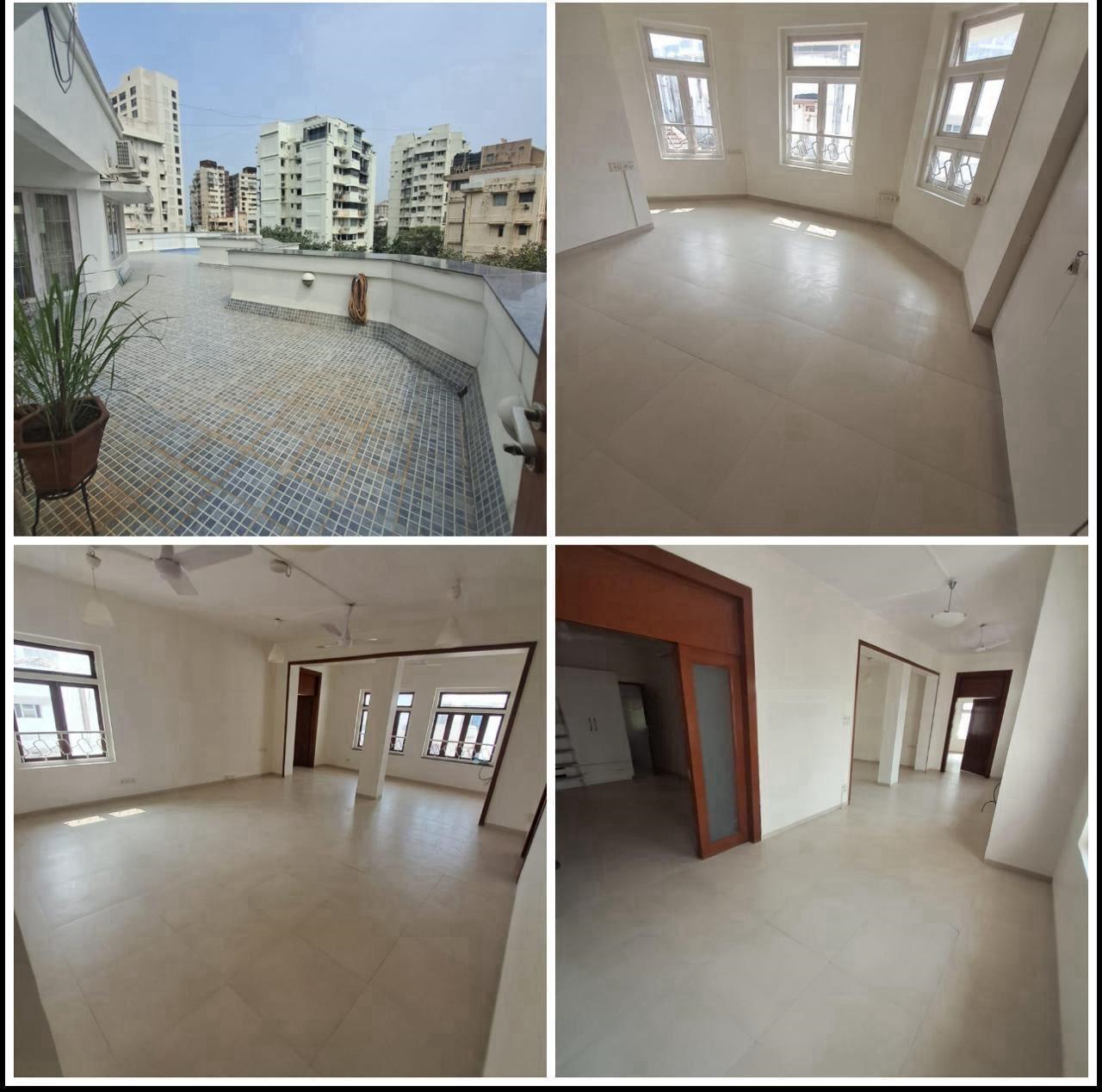 4 BHK Semi Furnished in Rukiya Manzil , Breach Candy